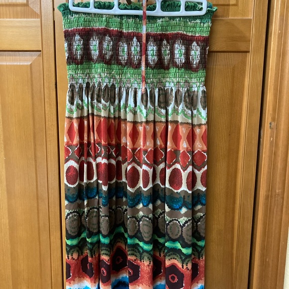 Chesley summer dress Lg, multicolored, above the knee length. - Picture 4 of 5